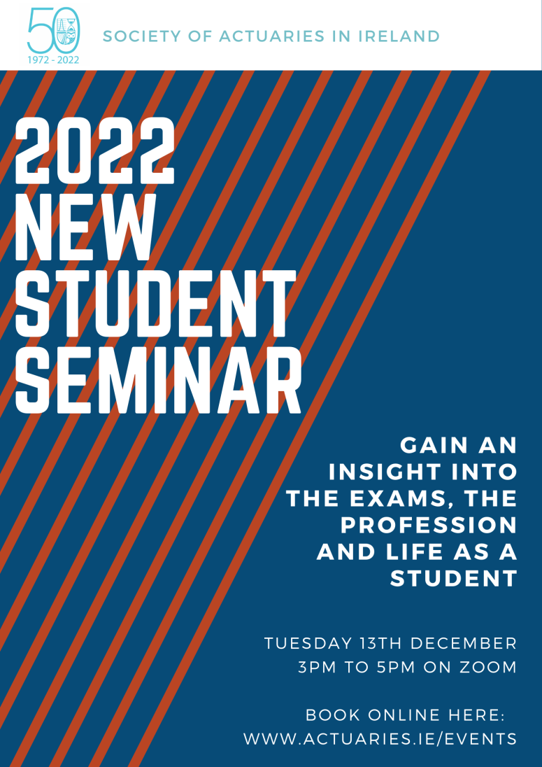 New Student Seminar flyer