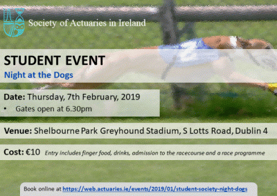 STUDENT EVENT - Night at the Dogs 2019