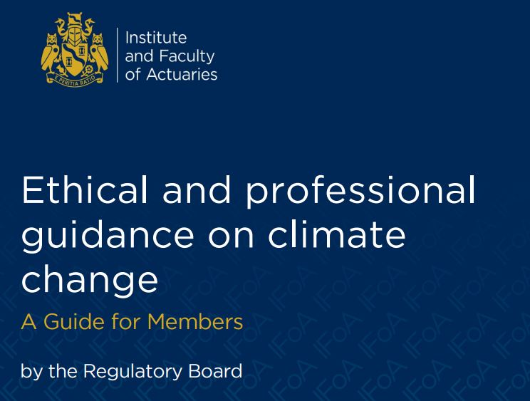 Ethical & Professional Guidance on Climate Change